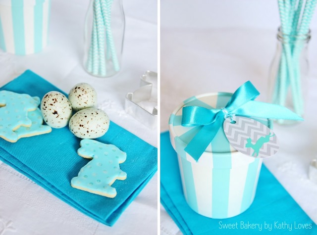 Vanille Kekse Blaue Ostern und Tiffany Verpackung DIY - Oster Special by Kathy Loves