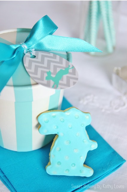 Vanille Kekse Blaue Ostern und Tiffany Verpackung DIY - Oster Special by Kathy Loves