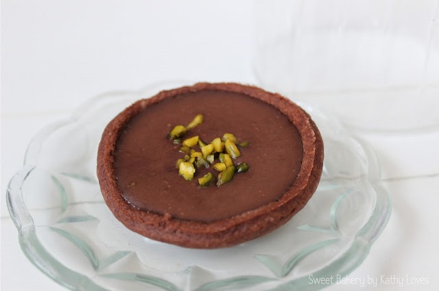 Schokoladen Tartelettes mit Orangen Ganache - by Kathy Loves